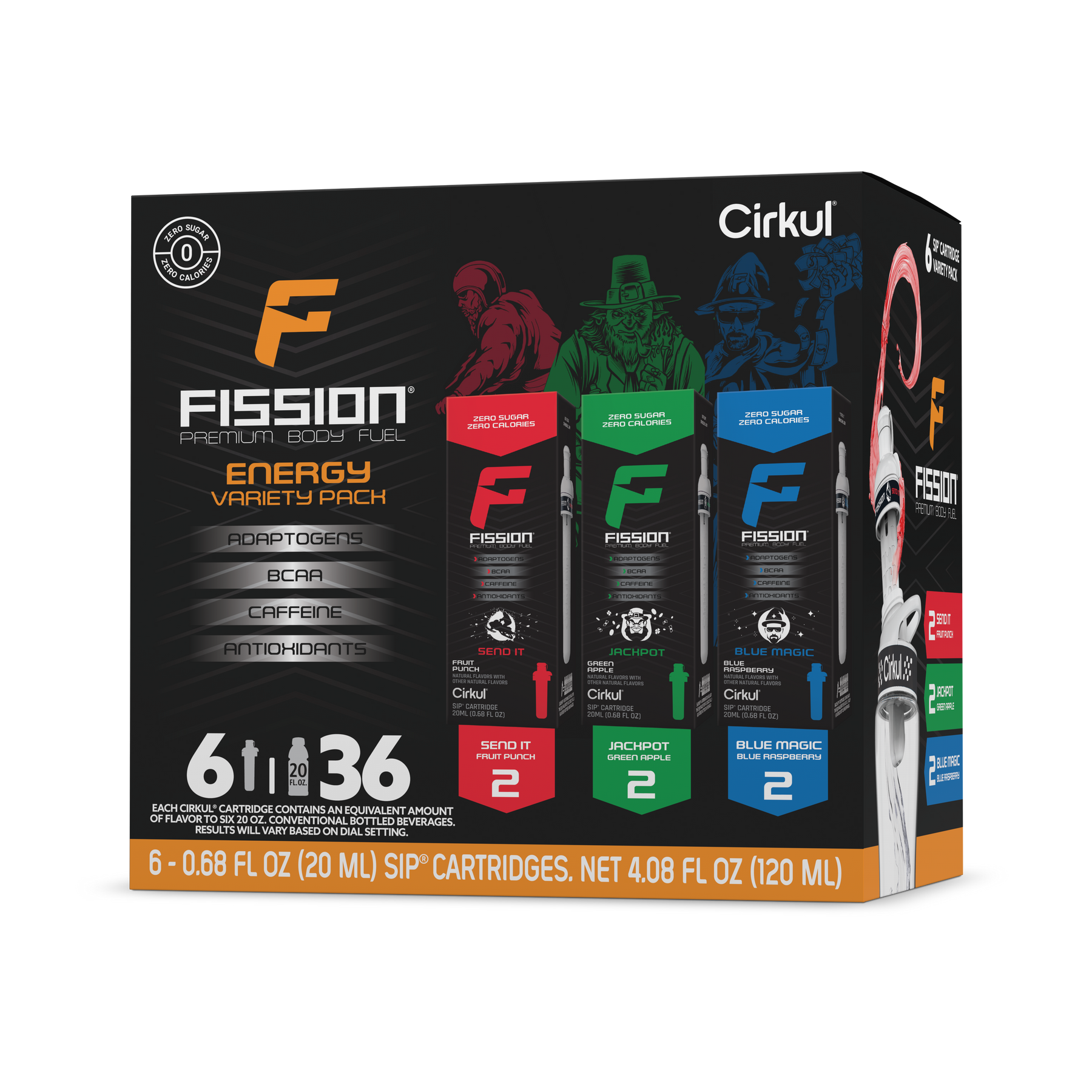 Fission® 6-Pack Variety Pack - Active Ready P5