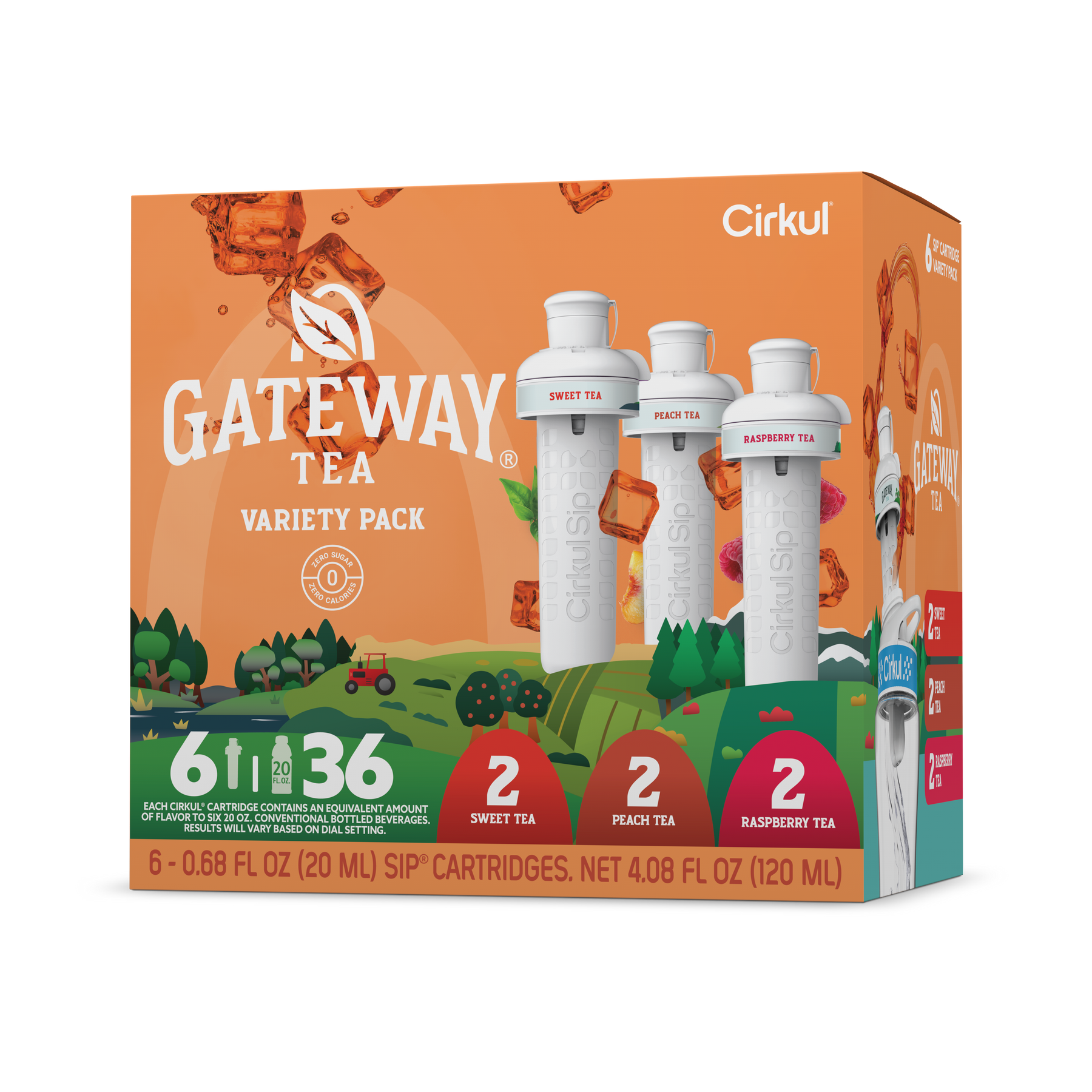 Gateway Tea® 6-Pack Variety Pack - Bright Touch C9