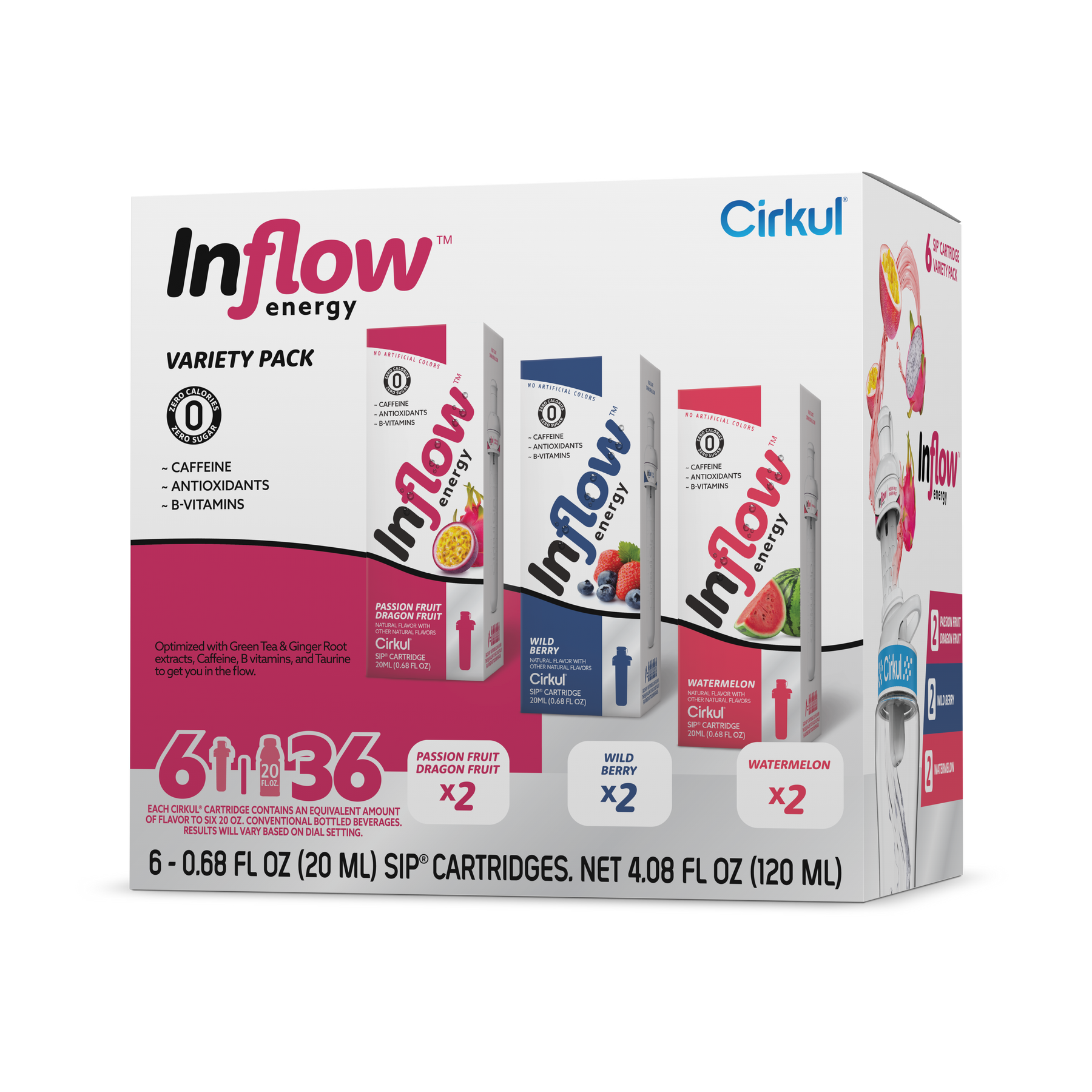 Inflow Energy® 6-Pack Variety Pack - Bright Touch S6