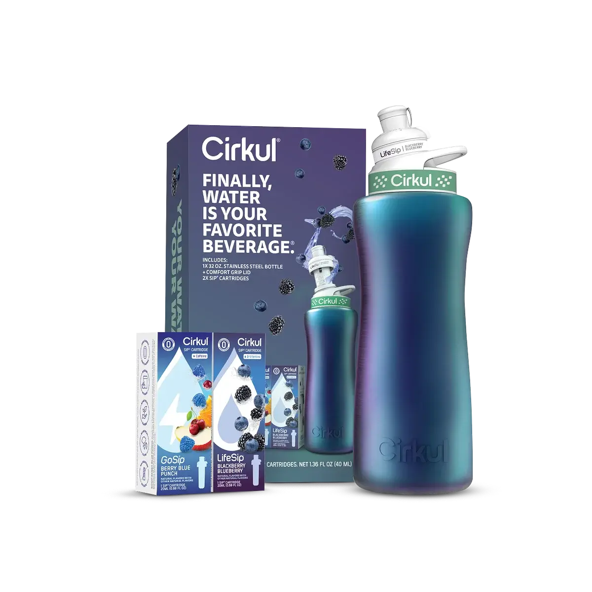 32oz. Chameleon Stainless Steel Bottle Starter Kit - Simple Edit E0