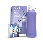 32oz. Matte Periwinkle Stainless Steel Bottle Starter Kit - Classic Pick Q5