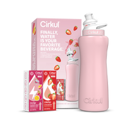 32oz. Blush Pink Stainless Steel Bottle Starter Kit - Essential Set I8