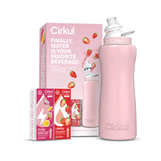 32oz. Blush Pink Stainless Steel Bottle Starter Kit - Essential Set I8