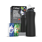 32oz. Matte Black Stainless Steel Bottle Starter Kit - Easy Set F0