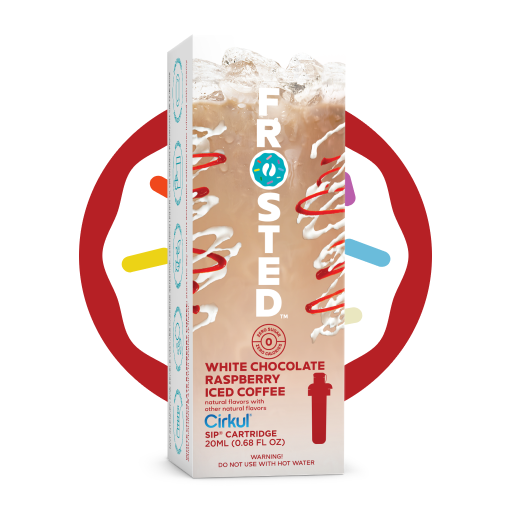 Frosted White Chocolate Raspberry Iced Coffee - Ready Routine K7