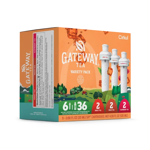 Gateway Tea® 6-Pack Variety Pack - Bright Touch C9